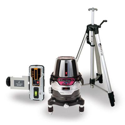 シンワ測定レーザーロボneo51ar Bright受光器 三脚セット744 744 Bright受光器 三脚