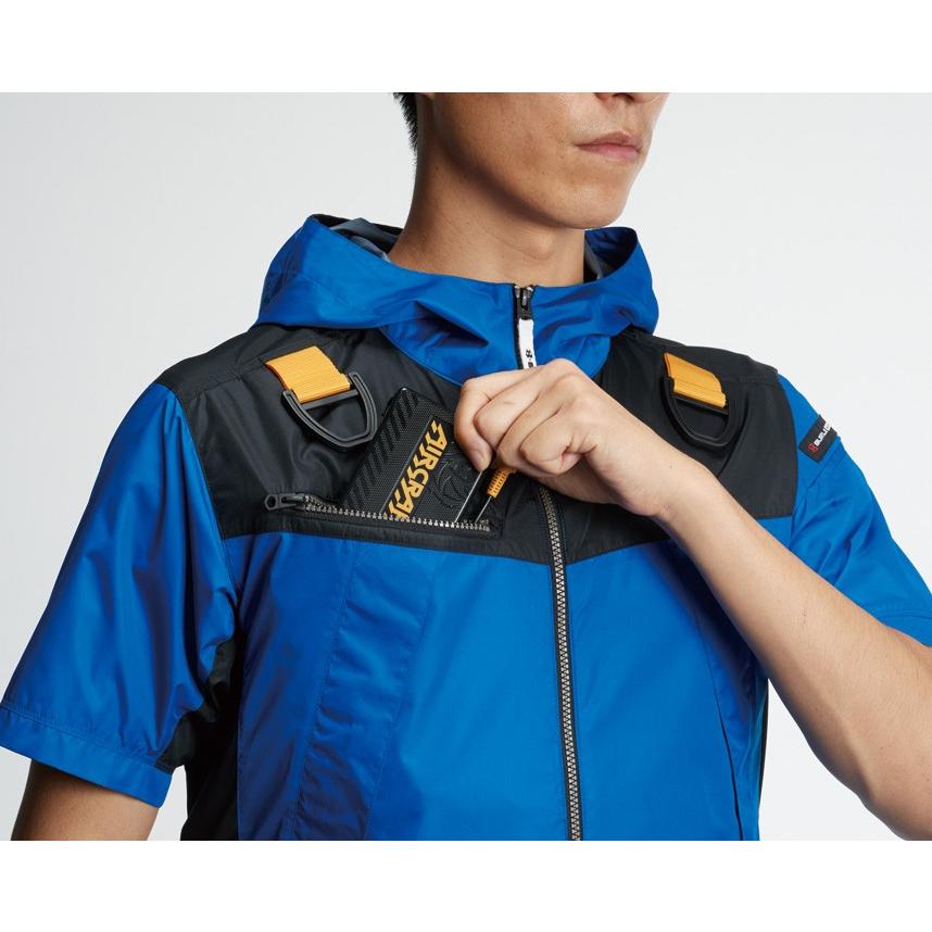 26) 4つ穴空調服 バートル AC1096 ネイビー LL BURTLE バートル空調服