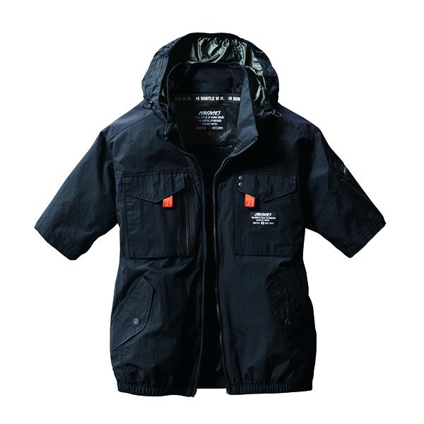 バートル BURTLE AC1156 フルハーネス対応 半袖空調服 ACタクティカル半袖ブルゾン S-XL 空調服のみ（バッテリー・ファン ...