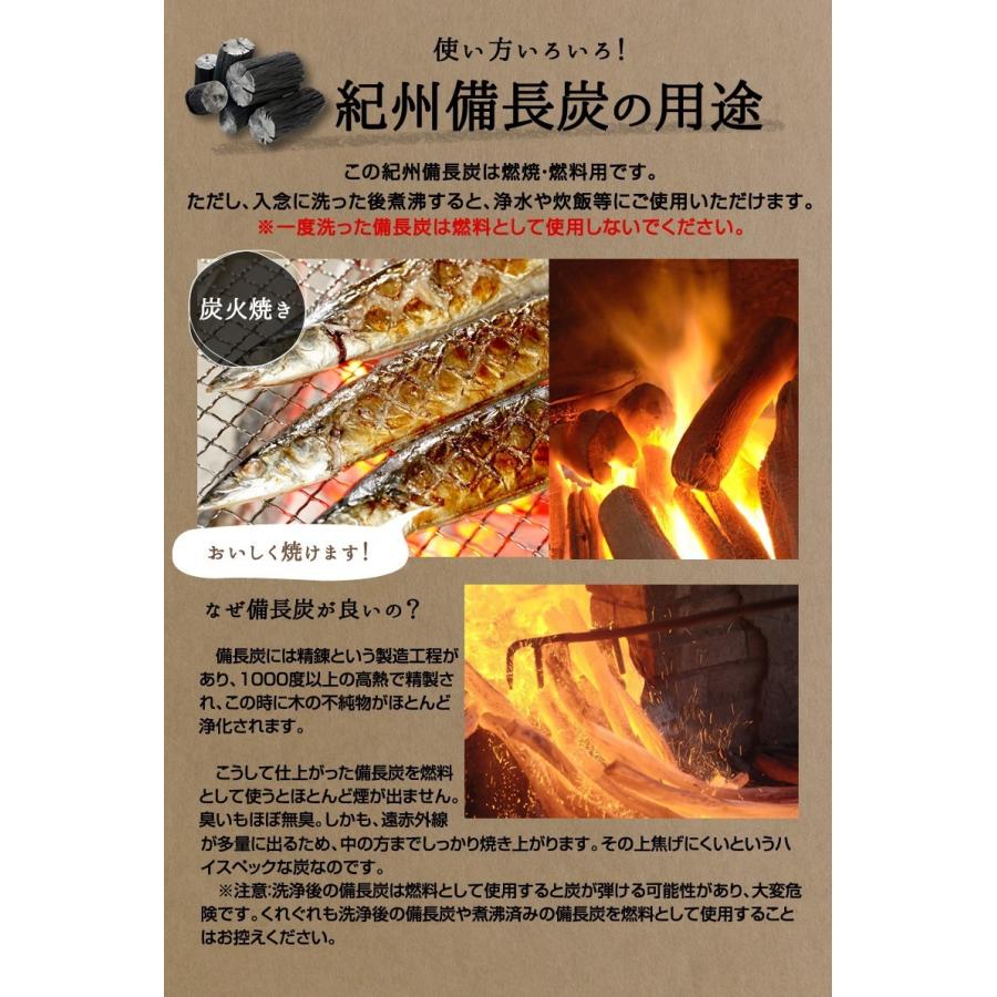 紀州備長炭「小炭＆極小」詰め合わせ1kg』1000g前後 炭 木炭 白炭 浄水