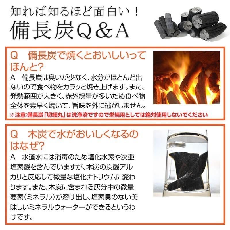 『紀州備長炭「荒炭」詰め合わせ15kg』15kg前後 炭 木炭 白炭 浄水 炊飯 消臭 国産 水｜shokunooishasan｜12