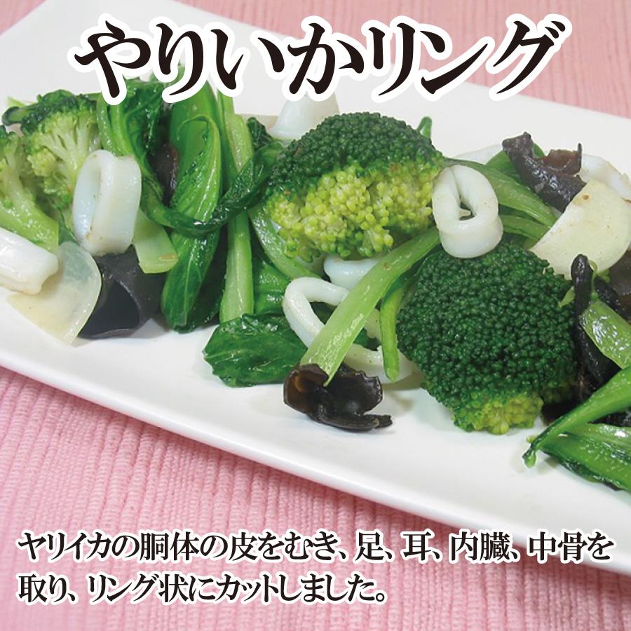 イカリング　やりいか　リング　冷凍　1kg　ＩＱＦ　ブランチング　｜shokuryu-tokyo｜02