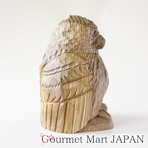 木彫シマフクロウ「コタンコロカムイ」台彫 埋れ木 ※現品のみ 置き物