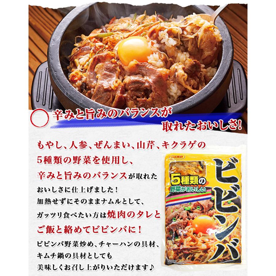 ビビンバ 500g ごはん ご飯 野菜 日本食研 メール便 指定日不可 同梱不可 ギフト 食の達人 お取り寄せグルメ 通販 Paypayモール