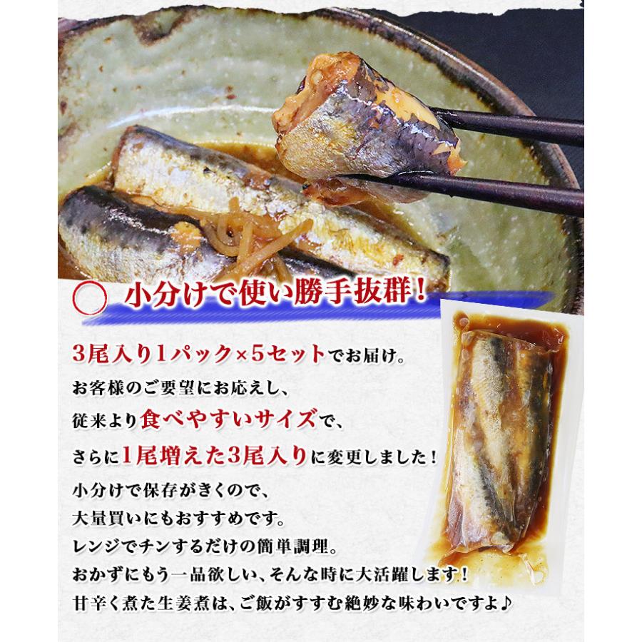 人気が高い 真いわし生姜煮 15尾 3尾 5p いわし イワシ 鰯 生姜煮 冷凍 真イワシ 国産 煮魚 おかず1 980円 Whitesforracialequity Org