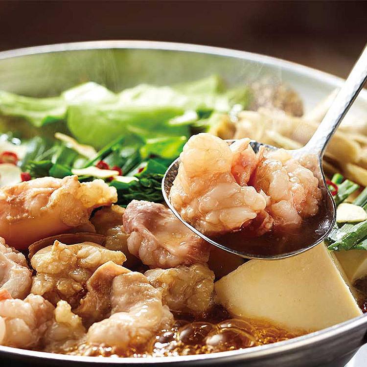 もるでお　笑月鍋　グッズ もつ鍋 取り寄せ セット 八粋堂 3〜4人前 ちゃんぽん麺付き 冷凍便