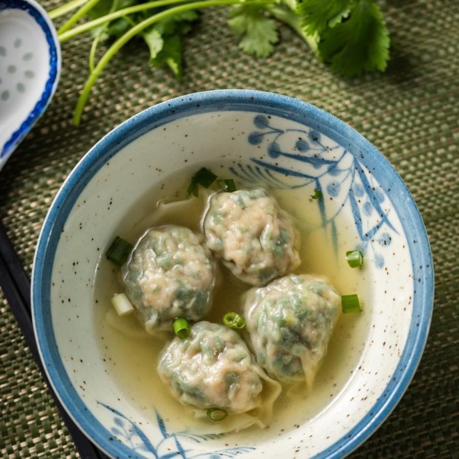 80098「冷凍食品」香菜雲呑（パクチーワンタン） 16個入 (Coriander