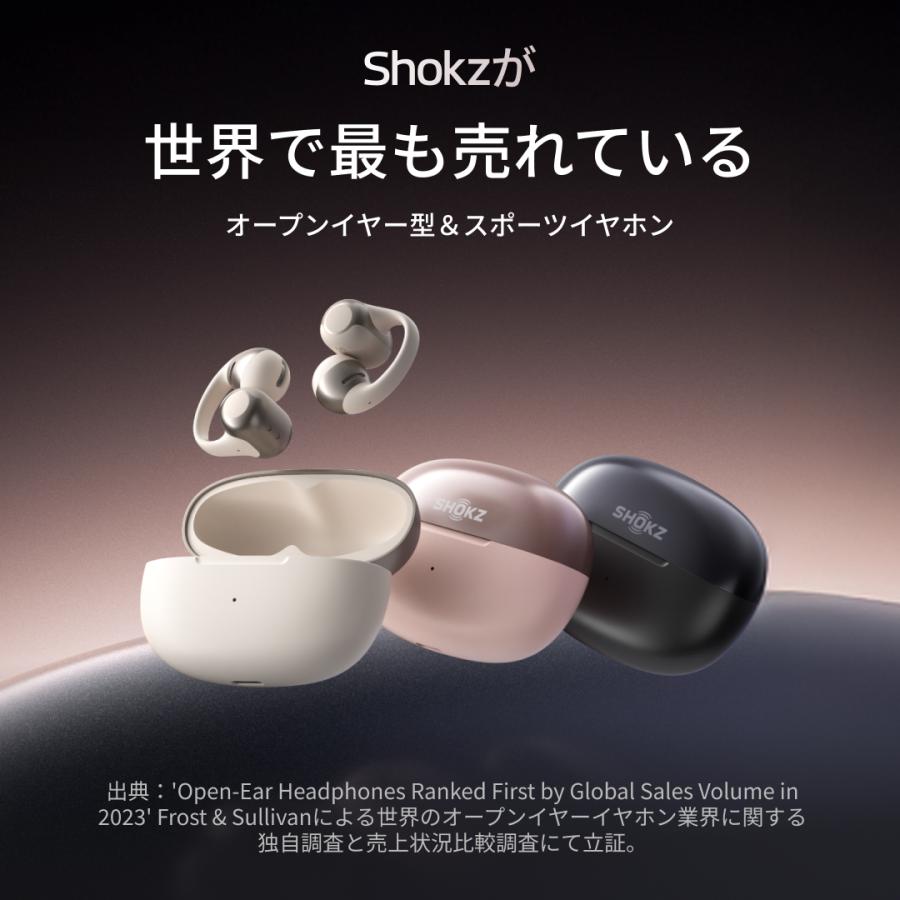 Shokz（ショックス） 公式 Shokz OpenDots ONE 完全ワイヤレスイヤホン