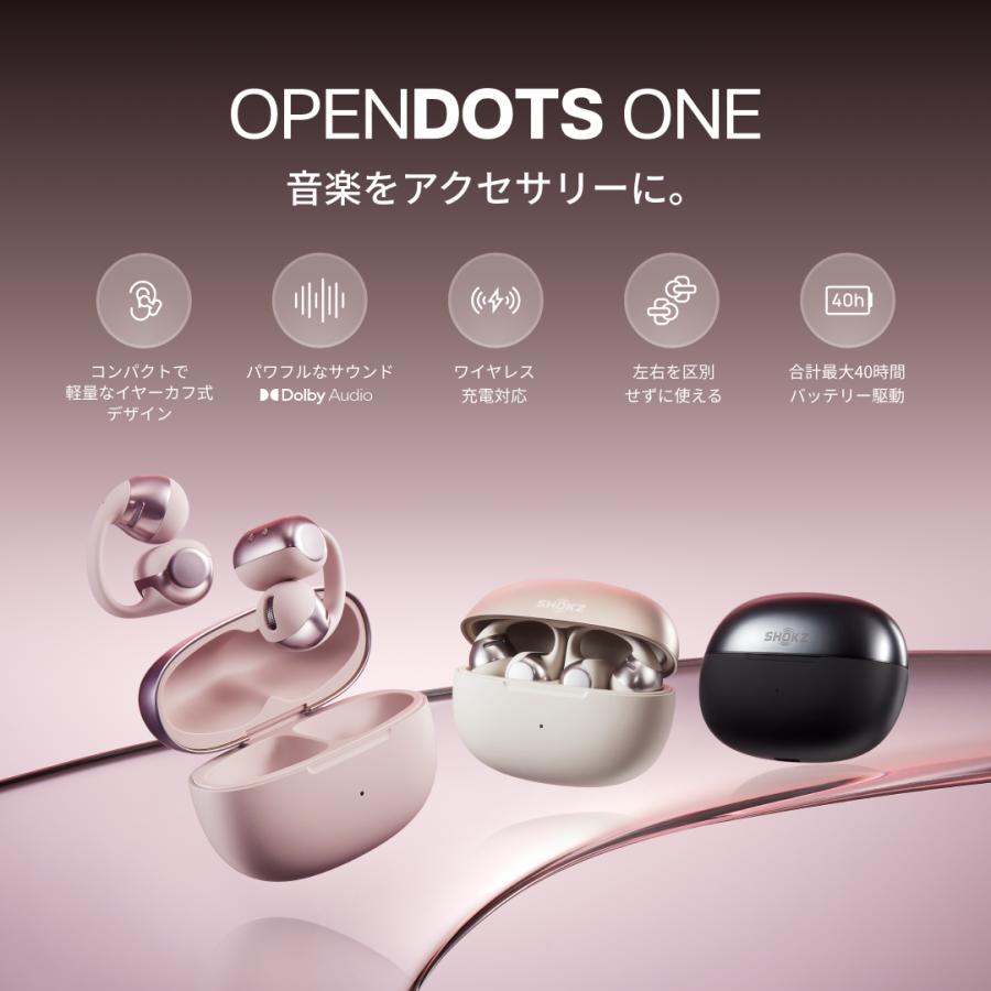 Shokz（ショックス） 公式 Shokz OpenDots ONE 完全ワイヤレスイヤホン
