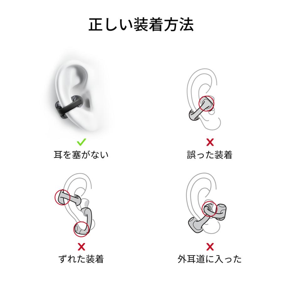 Shokz（ショックス） 爆買 公式Shokz OpenDots ONE 完全ワイヤレス