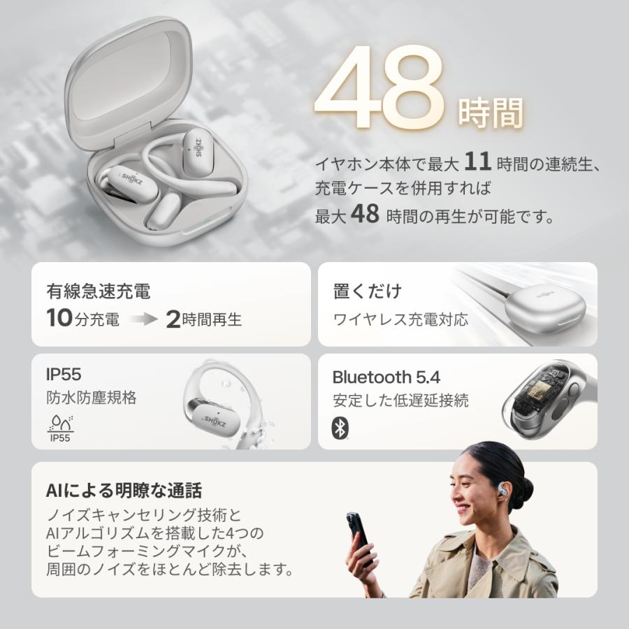 Shokz（ショックス） 公式7/7~夏の大型セール！Shokz OpenFit2+ 完全