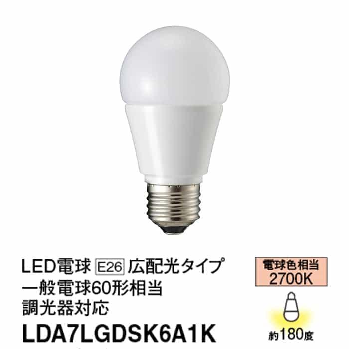 Panasonic（パナソニック） LDA7LGDSK6A1K LED電球 一般電球タイプ 60W