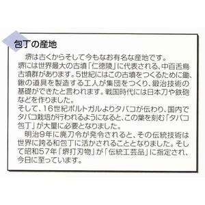 堺菊守 和包丁 本焼 薄刃（関東型）  240mmの画像
