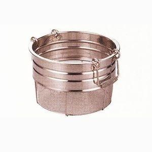 35cm8升 取手付き 18-8寸胴型ザル（１１メッシュ）