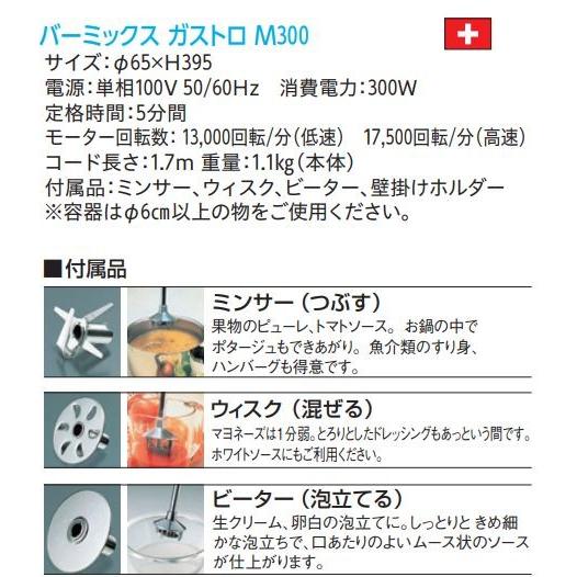 ハンドブレンダー バーミックスガストロ（M300) : 厨房's-shop Yahoo