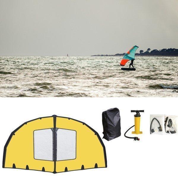 【２点セット】 カイトサーフィンカイトボーディングカイトインフレータブルサーフィンカイトフライングウィングハンドヘルドウィンドサーフィンウィングカイトサーフ 【EIM8109888991】(29309円)