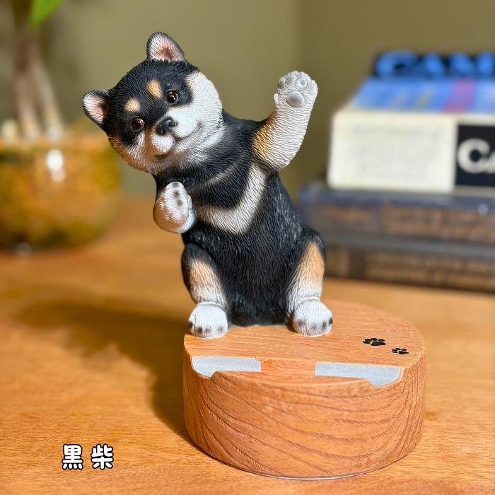 スマホスタンド 黒柴 シュナウザー 茶トラ猫 ウービア Woobia オブジェ 犬 猫 置物 インテリア クリスマス 飾り 雑貨 |  | 02
