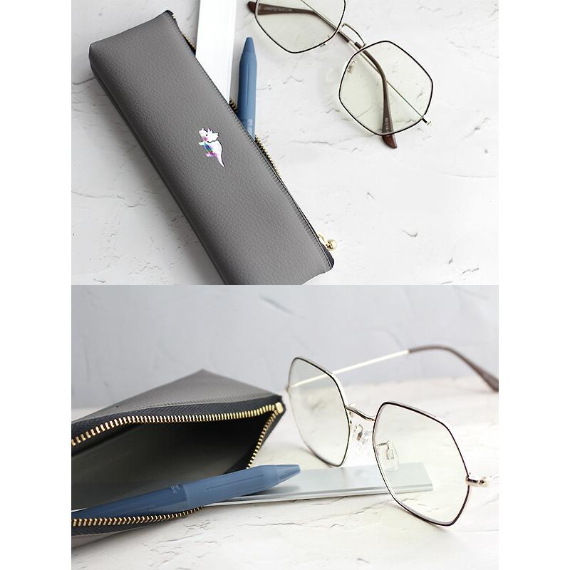 ブックカバー 文庫 かわいい ワンポイントペンケース 動物 おしゃれ