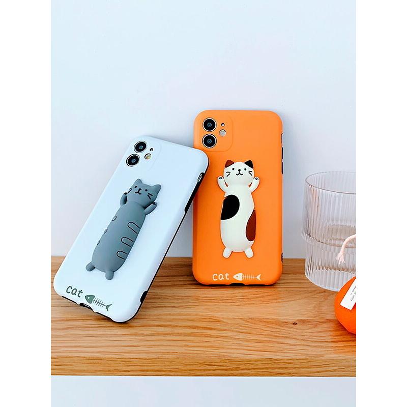 Iphone12 ケース かわいい Iphone Se 12 Mini Pro ケース 猫 Iphone11 ネコ ねこ 立体 おもしろ オレンジ グレー オシャレ シリコン キャラクター ソフト 北欧 Oz0462 Iphoneケースの おでかけセレクト 通販 Yahoo ショッピング