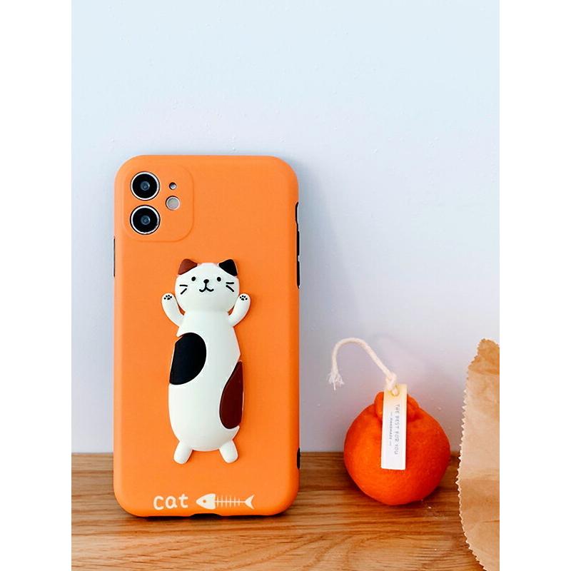 Iphone12 ケース かわいい Iphone Se 12 Mini Pro ケース 猫 Iphone11 ネコ ねこ 立体 おもしろ オレンジ グレー オシャレ シリコン キャラクター ソフト 北欧 Oz0462 Iphoneケースの おでかけセレクト 通販 Yahoo ショッピング