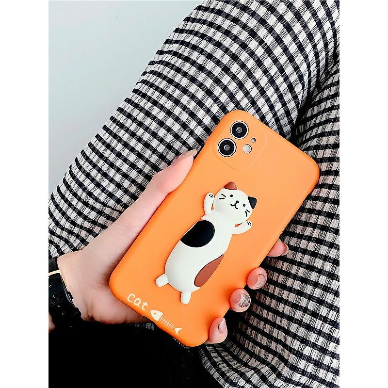 Iphone12 ケース かわいい Iphone Se 12 Mini Pro ケース 猫 Iphone11 ネコ ねこ 立体 おもしろ オレンジ グレー オシャレ シリコン キャラクター ソフト 北欧 Oz0462 Iphoneケースの おでかけセレクト 通販 Yahoo ショッピング
