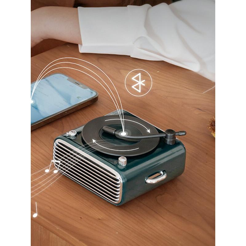 スピーカー レトロ レコード 風 かわいい Bluetooth bluetooth