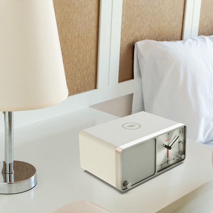 GENEVA ACUSTICA ワイヤレススピーカー GENEVA TIME DIGITAL クロック付きbluetoothスピーカー (ブラック