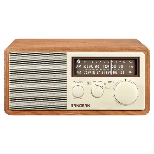 Sangean FM/AMラジオ・Bluetoothスピーカー/WR-302/チェリー : k-aud