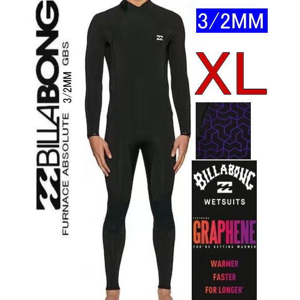 新品 BILLABONG フルスーツ 3×2 mm バックジップ M BILLABONG（ビラボン） 特価 【サイズXL】 3/2mm ファーナス Absolute