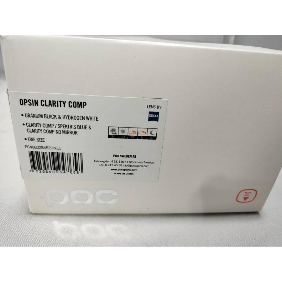 入荷　スノーゴーグル　POC ポック　Opsin Clarity Comp 　スウェーデン　スキー・交換レンズ付　　競技　ZEISSレンズ｜shonanmart｜02