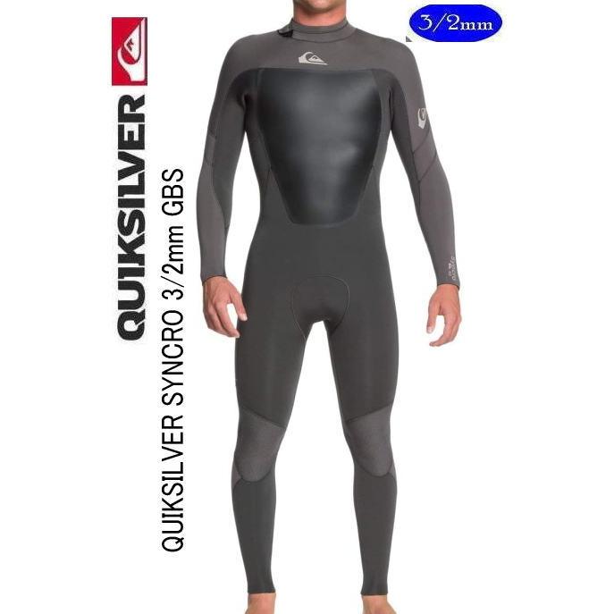 処分【サイズST】クイックシルバー 3/2 GBS メンズ 2022 バックジップ
