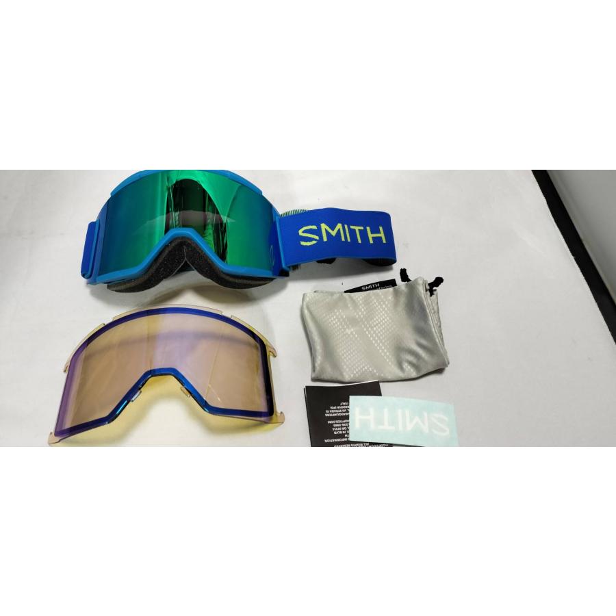 SALE スミス スカッド XL アジアンフィット SMITH SQUAD XL ゴーグル スノーボード スノボー スキー BLUE