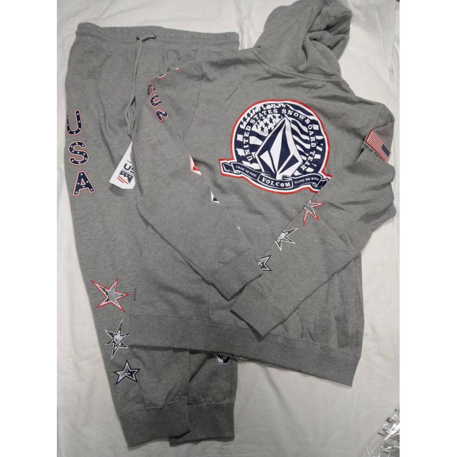 新品 ボルコム VOLCOM 北京オリンピック チームUSA スウェット上下 US