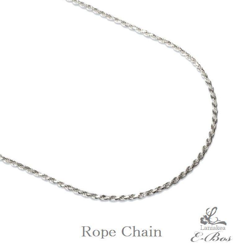 ハワイアンジュエリー ロープチェーン 幅 2mm 長さ40cm 45cm 50cm