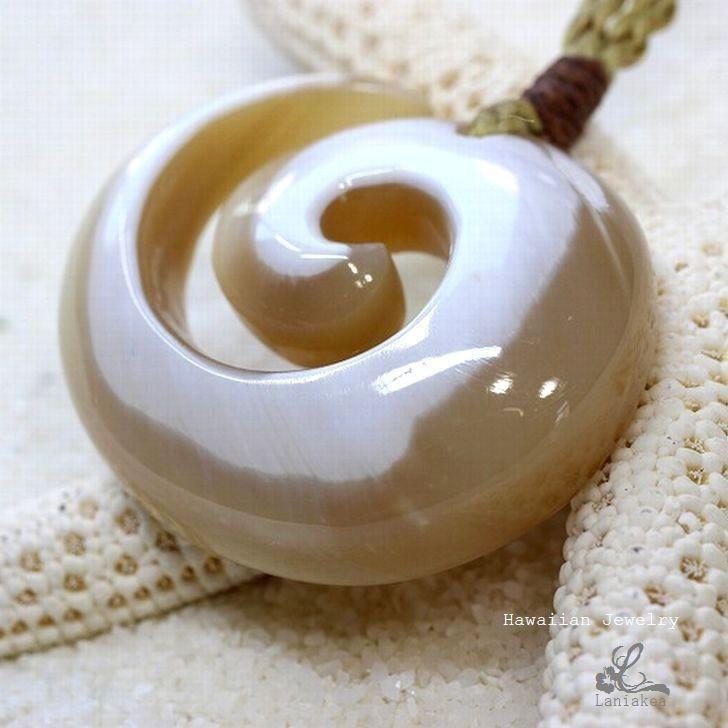 ハワイアンジュエリー ネックレス コル フィッシュフック シェル