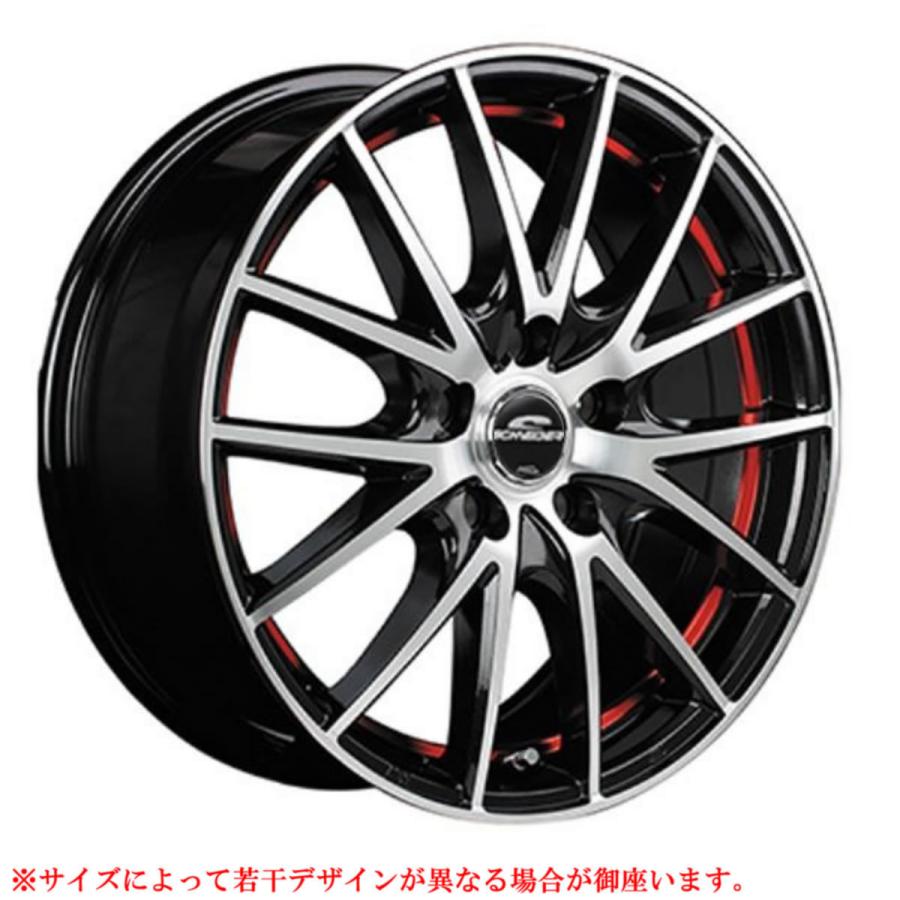 15×6J 114.3-5穴+52 ハブ径73 マルカ シュナイダー RX27 ブラックメタリックポリッシュ 4本 在庫要確認 会社宛送料無料 NO,4560234980258_1