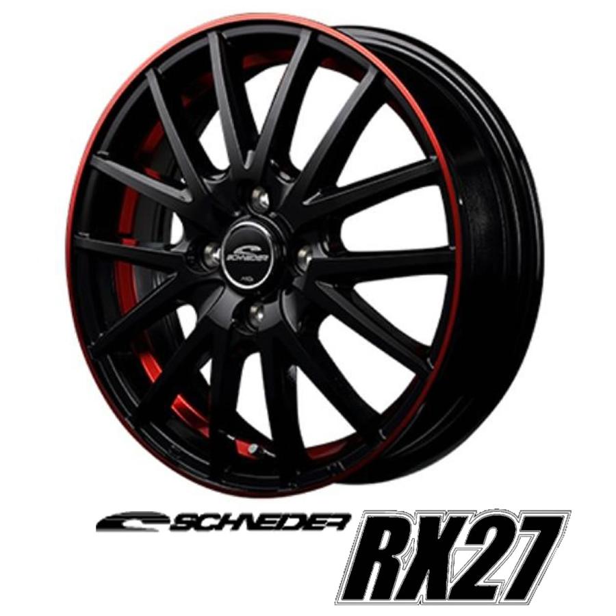 シュナイダー 14×4.5J 100-4穴+45 ハブ径67 マルカ シュナイダーRX27 
