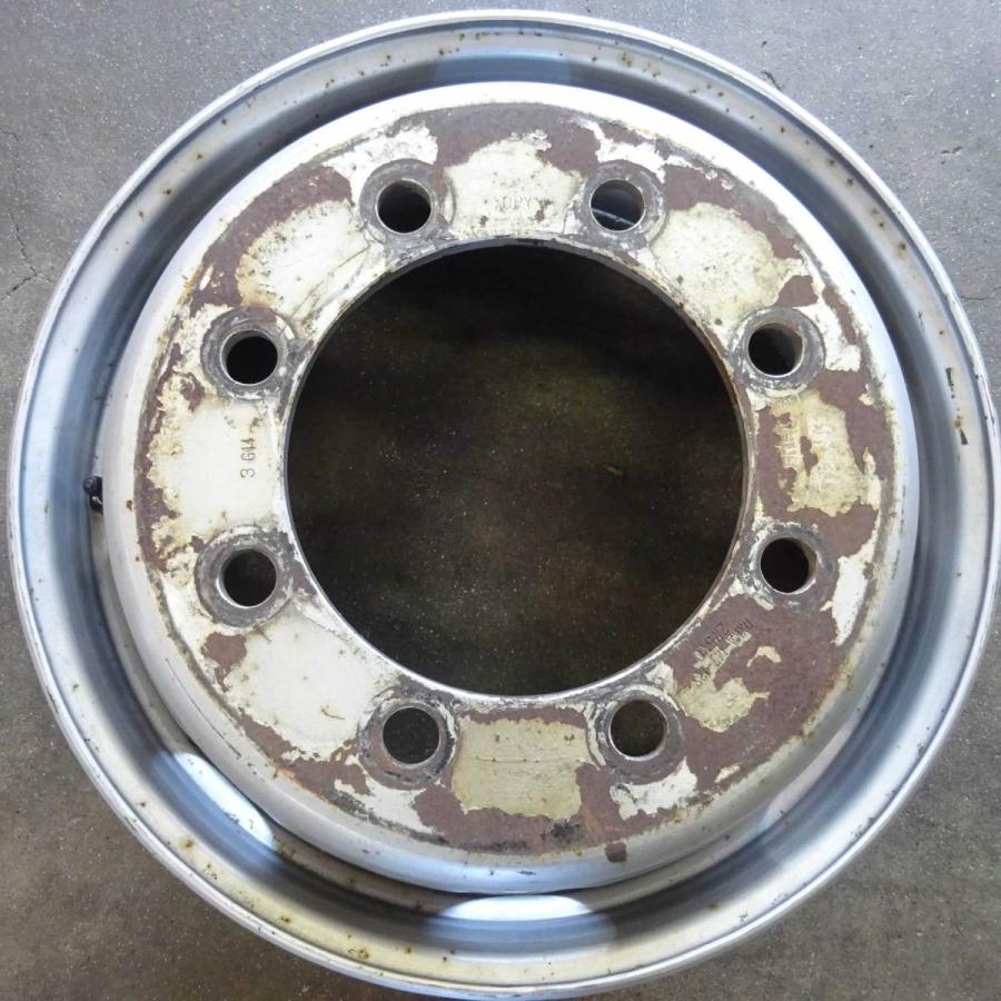 【Take】TOPY　19.5×6.75　ISO規格　新古品ホイル6枚 トラック鉄 TOPY ISO 19.5×6.75 1本 PCD275mm +147 ハブ径221mm 穴径