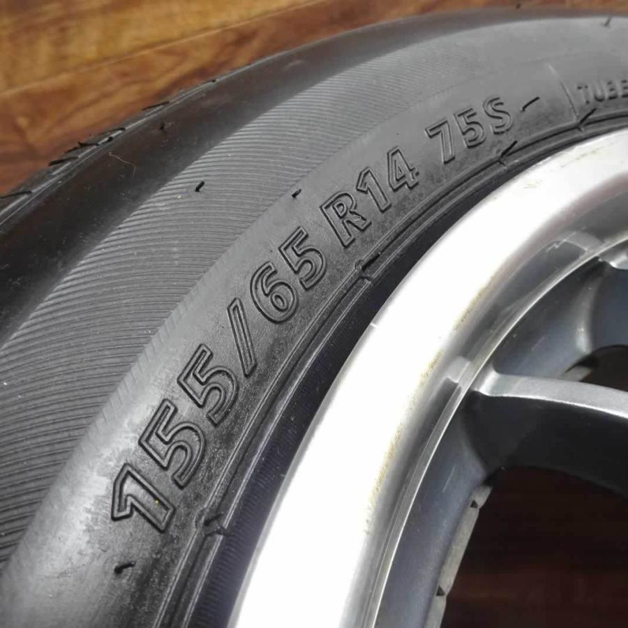 NEXTRY 155/65R14×5.5J 75S サマータイヤ＆アルミホイール 4本SET
