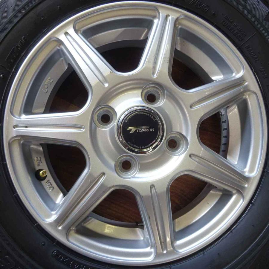 145/80R13×4J 75Q スタッドレスタイヤ＆アルミホイール 4本SET  