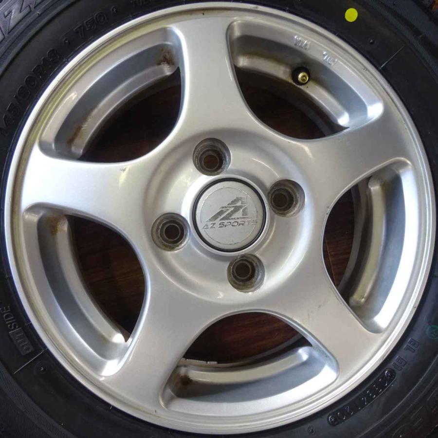 ブリザック VRX 145/80R13×4.5J 75Q スタッドレスタイヤ＆アルミ 