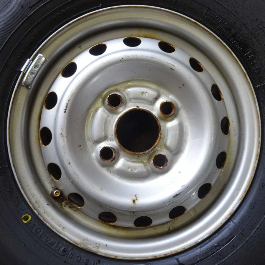 トーヨグリットG5スタッドレスタイヤ GARIT 145/80R12×3.5J 74Q スタッドレスタイヤ＆鉄 4本SET トーヨー