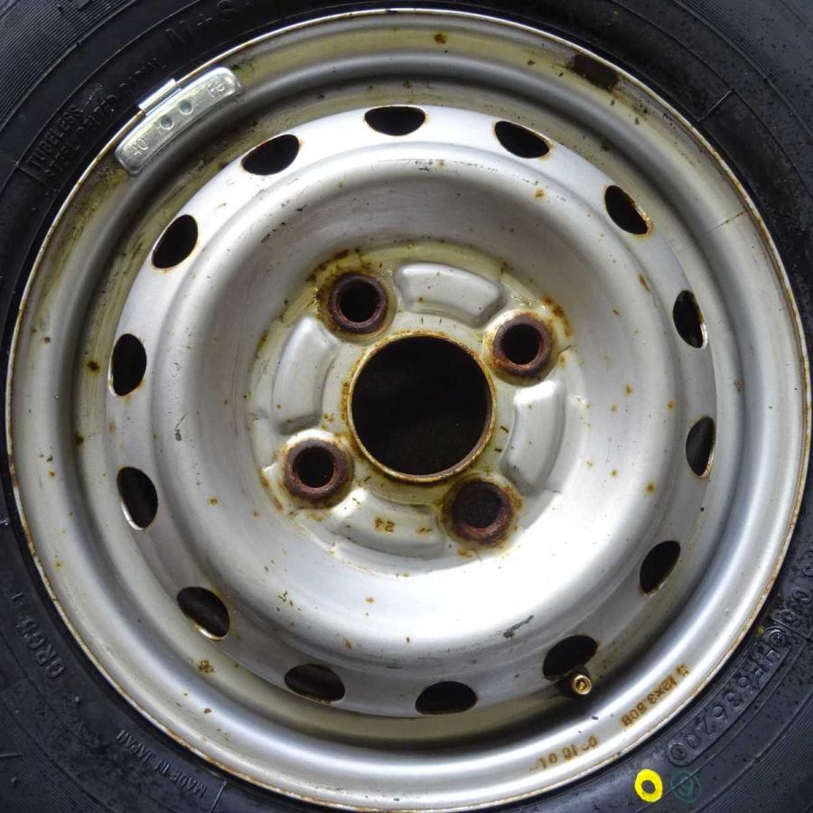 GARIT 145/80R12×3.5J 74Q スタッドレスタイヤ＆鉄 4本SET トーヨー 