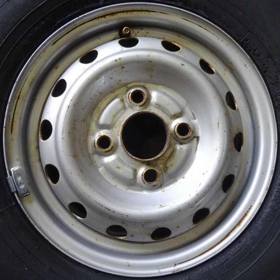 GARIT 145/80R12×3.5J 74Q スタッドレスタイヤ＆鉄ホイール 4本SET