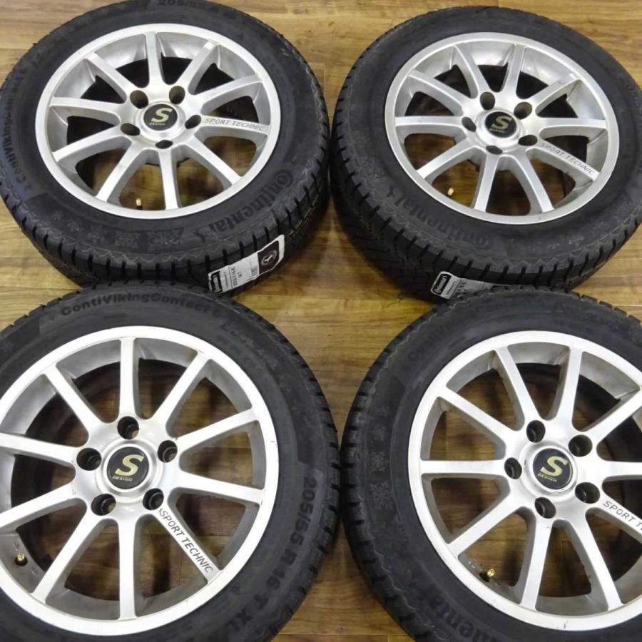 会社宛 送料無料 205/55R16×7J 94T スタッドレスタイヤ＆アルミ 4本SET