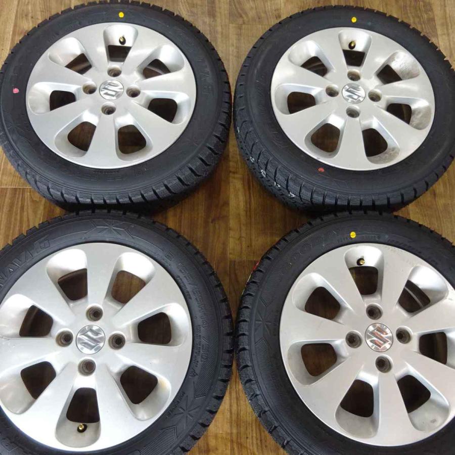 アイスナビ 155/65R14×4.5J 75Q スタッドレスタイヤ＆スズキ純正アルミ 