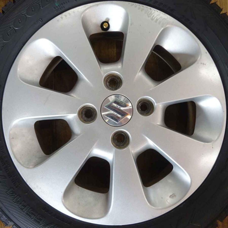 アイスナビ 155/65R14×4.5J 75Q スタッドレスタイヤ＆スズキ純正アルミ 