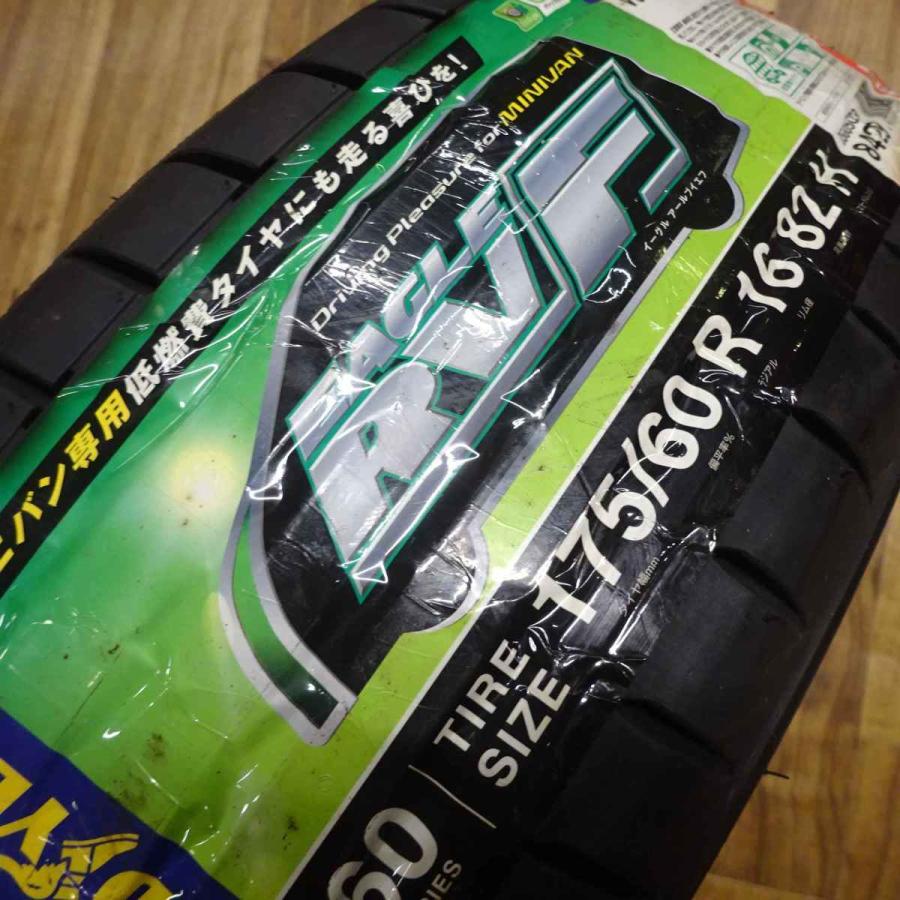 EAGLE RV-F 会社宛 送料無料 175/60R16×6J 82H サマータイヤ＆アルミ 4