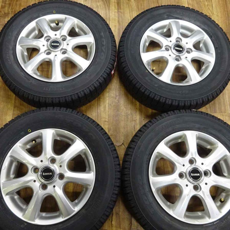 【値引き交渉あり】スタッドレス4本 145/80R13 75Q 4本セット TOYO GARIT G5【ほぼ新品！】 GARIT 145/80R13×4J 75Q スタッドレスタイヤ＆アルミホイール 4本SET