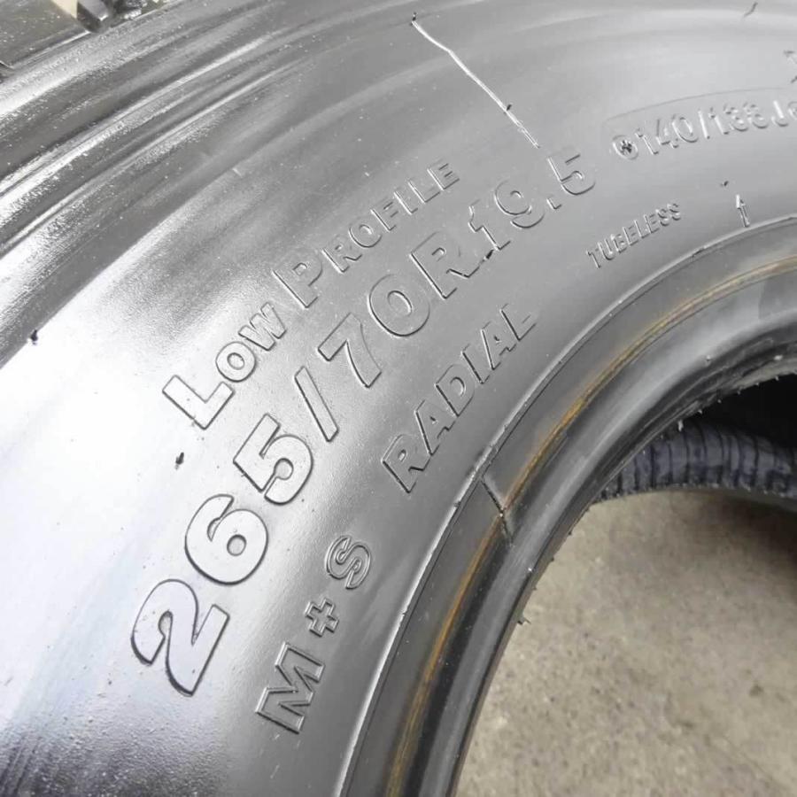 BRIDGESTONE 265/70R19.5 140/138 TB スタッドレスタイヤ 2本SET